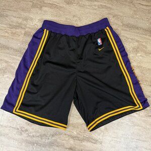 Men's Nike Lakers Basketball Short Pants Stitched With Pocket XXL